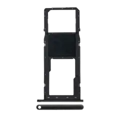 Single Sim Card Tray For Samsung Galaxy A01 (A015 / 2020) (Black)