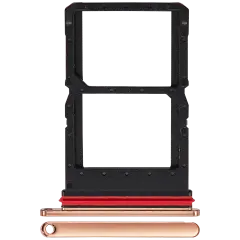 Dual Sim Card Tray For Motorola Razr Plus / Razr 50 Ultra (XT2451 / 2024) / Razr Plus 2025 (XT2557 / 2025) (Peach Fuzz)