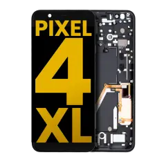OLED  Assembly With Frame For Google Pixel 4 XL (Refurbished) (Gray Power Button)