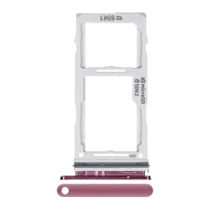 Dual Sim Card Tray For Samsung Galaxy S10 / S10 Plus / S10E (Flamingo Pink)