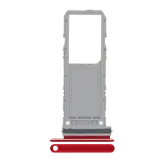 Single Sim Card Tray For Samsung Galaxy Note 10 (Aura Red)