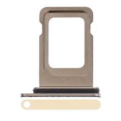Single Sim Card Tray For iPhone 11 Pro / 11 Pro Max (Gold)
