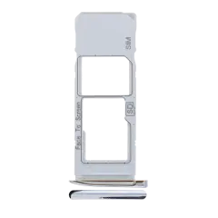 Single Sim Card Tray For Motorola Moto G7 (XT1962 / 2019) / G7 Plus (XT1965-2 / 2019) (Silver)
