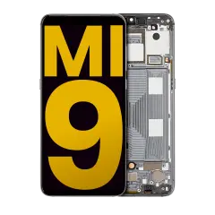 OLED Assembly With Frame For Xiaomi Mi 9 (Refurbished) (Piano Black)