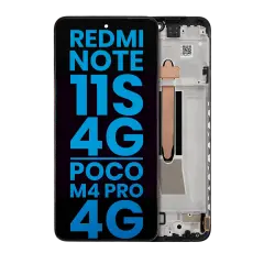 LCD Assembly With Frame For Xiaomi Redmi Note 11S 4G / Poco M4 Pro 4G (Aftermarket: Incel) (All Colors)