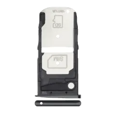 Sim Card Tray For Motorola Moto Z3 Play (XT1929 / 2018) (Genuine OEM) (Black)