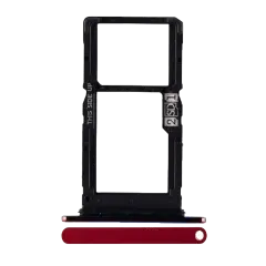 Sim Card Tray (Dual Sim) For Motorola One Hyper (XT2027-1 / 2020) (Genuine OEM) (Magenta)