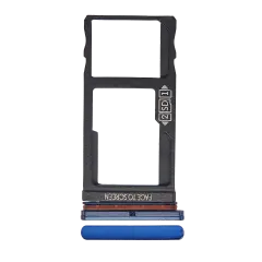 Dual Sim Card Tray For Motorola One Vision (XT1970 / 2019) / P50 (XT1970 / 2019) (Blue)