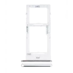Dual Sim Card Tray For Samsung Galaxy A51 5G (A516 / 2020) (Prism Cube White)