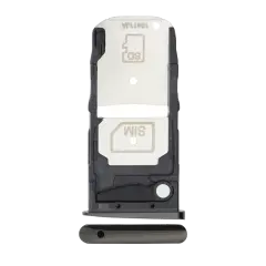 Single Sim Card Tray For Motorola Moto Z3 (XT1929-17 / 2018) / Z3 Play (XT1929 / 2018) (Black)