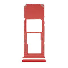 Single Sim Card Tray For Samsung Galaxy A12 (A125 / 2020) (Red)
