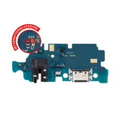 Charging Port Board With Headphone Jack For Samsung Galaxy A25 (A256 / 2023) (International Version) (Premium)