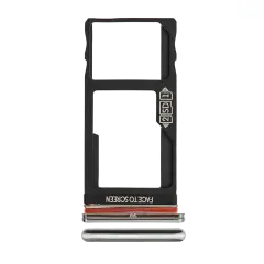 Dual Sim Card Tray For Motorola One Fusion Plus (XT2067 / 2020) (Silver)