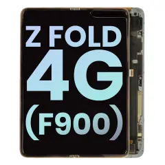 Inner OLED Assembly With Frame For Samsung Galaxy Z Fold 4G (F900) (Service Pack) (Cosmos Black)