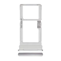 Dual Sim Card Tray For Motorola Moto G 5G (XT2113-3 / 2020) (Frosted Silver)