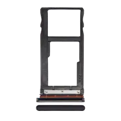 Dual Sim Card Tray For Motorola One Vision (XT1970 / 2019) / P50 (XT1970 / 2019) (Black)