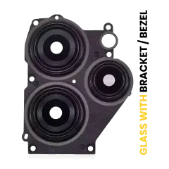 Back Camera Lens With Bracket / Bezel For Xiaomi Redmi Note 12R (Black)