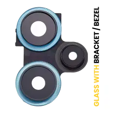 Back Camera Lens With Bracket / Bezel For Xiaomi Redmi Note 12 Turbo / Poco F5 (Blue)