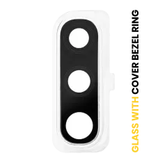 Back Camera Lens With Cover Bezel Ring For Samsung Galaxy A50 (A505 / 2019) (White)