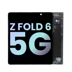 Inner OLED Assembly With Frame For Samsung Galaxy Z Fold 6 5G (US & International) (Service Pack) (Black)