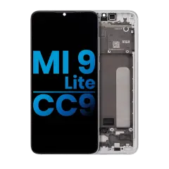 LCD Assembly With Frame For Xiaomi Mi 9 Lite / CC9 (Aftermarket: Incell) (Pearl White)