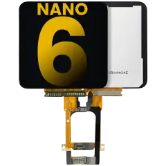 LCD Assembly For iPod Nano 6 (Black) (Premium)