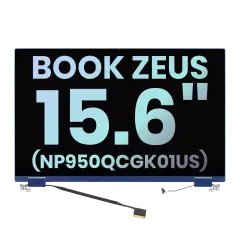 Complete LCD Display Assembly For Samsung Galaxy Book Zeus 15.6" (NP950QCGK01US) (Service Pack) (Subins-Blue)