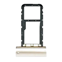 Sim + SD Card Tray For Huawei MediaPad T5 10.1" (4G Version) (Gold)