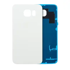 Back Cover Glass For Samsung Galaxy S6 (Service Pack) (White)