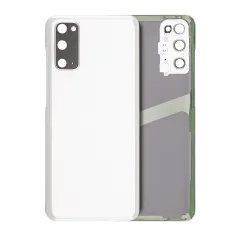 Back Cover Glass With Camera Lens For Samsung Galaxy S20 5G (Service Pack) (Cloud White)