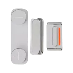 Hard Buttons Set (Power / Volume / Vibrator) For iPhone 5S / SE (2016) (Silver)