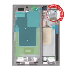 Mid-Frame Housing For Samsung Galaxy S24 Ultra 5G (International version) (Service Pack) (Titanium Grey)