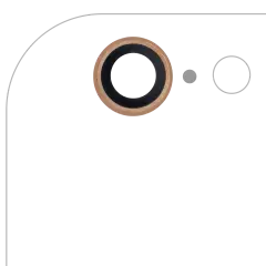 Back Camera Lens For iPhone 6  / 6S (Gold) (10 Pack) (Real Sapphire l Premium)