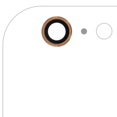 Back Camera Lens For iPhone 6 Plus / 6S Plus (Gold) (10 Pack) (Real Sapphire / Premium)