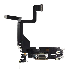 Charging Port Flex Cable For iPhone 14 Pro (Premium) (Gold)