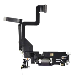 Charging Port Flex Cable For iPhone 14 Pro (Premium) (Deep Purple)