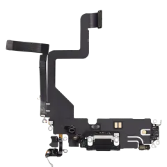 Charging Port Flex Cable For iPhone 14 Pro (Used OEM Pull) (Deep Purple)