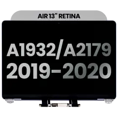 Complete LCD Display Assembly For MacBook Air 13" A1932 (2019) / A2179 (2020) (Used OEM Pull: Grade B) (Space Gray)