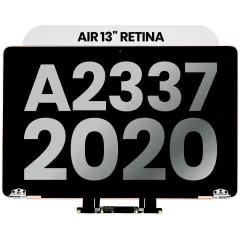 Complete LCD Display Assembly For MacBook Air 13" A2337 (2020)   (Used OEM Pull: Grade B) (Silver)