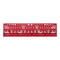 Tool Rack (6 x 24" 1/8" x 2 3/4") - Red