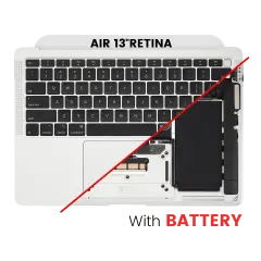 Top Case Assembly With Battery And Keyboard For MacBook Air 13" A2179 (2020) (US Keyboard) (Silver)