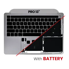 Top Case Assembly With Battery And Keyboard MacBook Pro 13" A2289 (2020) (US Keyboard) (Used OEM Pull: Grade A) (Space Gray)