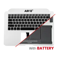 Top Case Assembly (With Battery And Keyboard) For MacBook Air 13" A1466 (2012) (US English) (Used OEM Pull: Grade B/C)