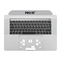 Top Case With Keyboard For MacBook Pro 15"  A1707 (2016-2017) (US Keyboard) (Used OEM Pull: Grade B/C) (Space Gray)