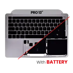 Top Case Assembly With Battery And Keyboard MacBook Pro 13" A2289 (2020) (US Keyboard) (Space Gray)