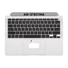 Top Case With Keyboard For MacBook Air 13" A2337 (2020)  (Used OEM Pull: Grade A) (US Keyboard) (Silver)