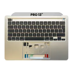 Top Case With Keyboard For MacBook Pro 13" A2338 (2020)  / (UK English) (Silver)