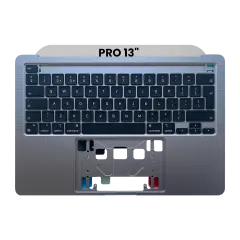 Top Case With Keyboard For MacBook Pro 13" A2338 (2020)  / (UK English) (Space Gray)