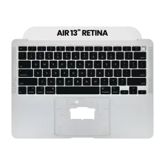 Top Case With Keyboard For MacBook Air 13" A2179 (2020) (US English) (Silver)
