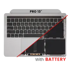 Top Case Assembly (With Battery And Keyboard) For MacBook Pro 13" A2159 (2019) (US English) (Space Gray)
